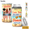Personalized Gift For Friends I Love You To The Beach And Back 4 in 1 Can Cooler 25845 1