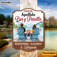 Personalized Gift For Family Patio Spanish Wood Sign 25855 thumb 1