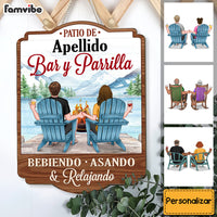 Personalized Gift For Family Patio Spanish Wood Sign 25855 thumb 1