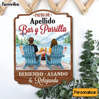 Personalized Gift For Family Patio Spanish Wood Sign 25855 thumb 1