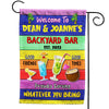 Personalized Backyard Bar Flag 25857 1