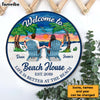 Personalized Gift For Family Beach House Wood Sign 25859 1
