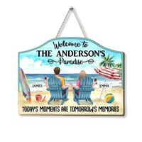 Personalized Today's Moments Are Tomorrow's Memories Wood Sign 25860 thumb 1