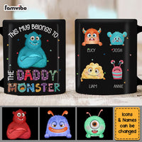 Personalized Gift For Dad This Belongs To Daddy Monster Mug 25862 thumb 1