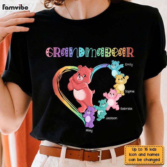 Personalized Grandma Bear Shirt - Hoodie - Sweatshirt 25866 1