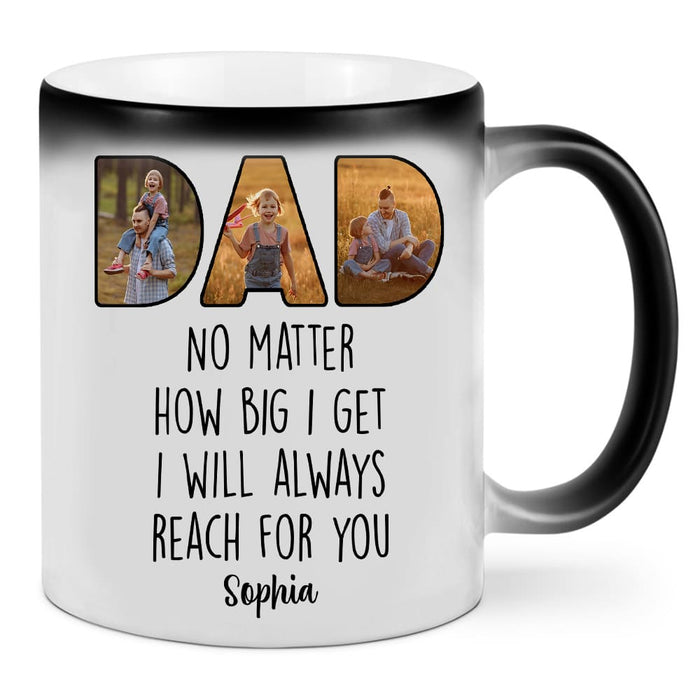 Personalized Dad Photo No Matter How Color Changing Mug 25868 1
