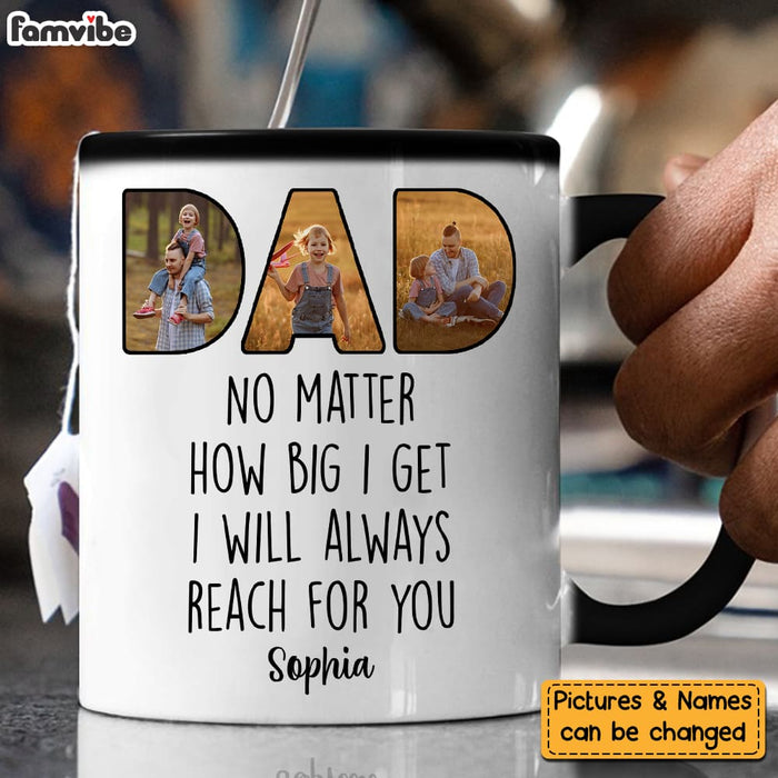 Personalized Dad Photo No Matter How Color Changing Mug 25868 1