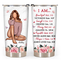 Personalized Christian Affirmation Gifts for Daughter Steel Tumbler 25870 thumb 1