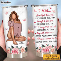 Personalized Christian Affirmation Gifts for Daughter Steel Tumbler 25870 thumb 1