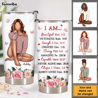 Personalized Christian Affirmation Gifts for Daughter Steel Tumbler 25870 thumb 1