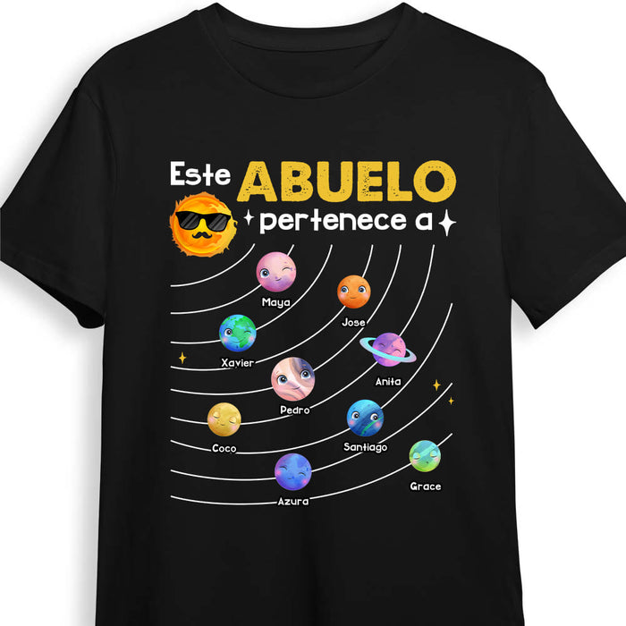 Personalized Planet  Abuelo Spanish Grandpa Belongs Shirt - Hoodie - Sweatshirt 25871 1