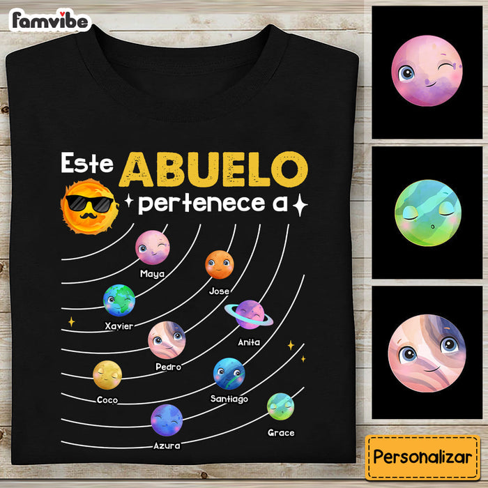 Personalized Planet  Abuelo Spanish Grandpa Belongs Shirt - Hoodie - Sweatshirt 25871 1