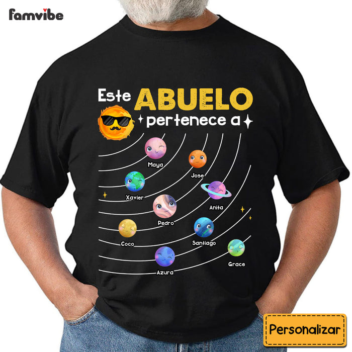 Personalized Planet  Abuelo Spanish Grandpa Belongs Shirt - Hoodie - Sweatshirt 25871 1