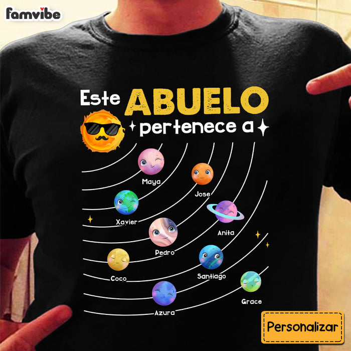 Personalized Planet  Abuelo Spanish Grandpa Belongs Shirt - Hoodie - Sweatshirt 25871 1