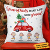 Personalized Grandma Red Truck Christmas  Pillow NB193 87O58 1