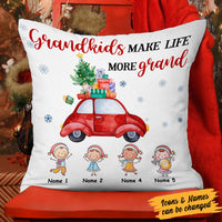Personalized Grandma Red Truck Christmas  Pillow NB193 87O58 thumb 1