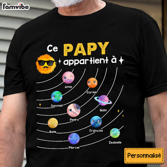 Personalized Gift For Dad Grandpa Papy French Belongs Shirt - Hoodie - Sweatshirt 25872 1