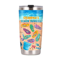 Personalized Grandma's Beach Buddies Steel Tumbler 25873 thumb 1