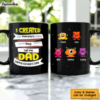 Personalized Gift for Dad I Created Monsters Mug 25874 thumb 1