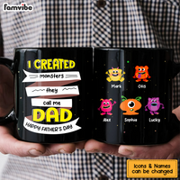 Personalized Gift for Dad I Created Monsters Mug 25874 thumb 1