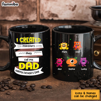 Personalized Gift for Dad I Created Monsters Mug 25874 thumb 1