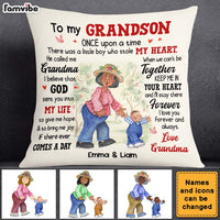 Personalized Gift for Grandson To My Grandson Little Boy Pillow 25876 thumb 1