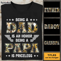 Personalized Being A  Papa  Is Priceless Shirt - Hoodie - Sweatshirt 25877 thumb 1
