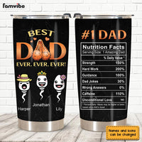 Personalized  Gifts for Dad #1 Dad Steel Tumbler 25878 thumb 1