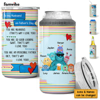 Personalized Gift for Husband On Father's Day 4 in 1 Can Cooler 25880 thumb 1