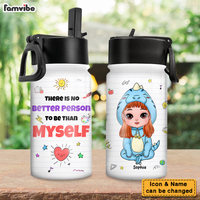 Personalized Gift For Kids Self Love Affirmation Kids Water Bottle With Straw Lid 25881 thumb 1