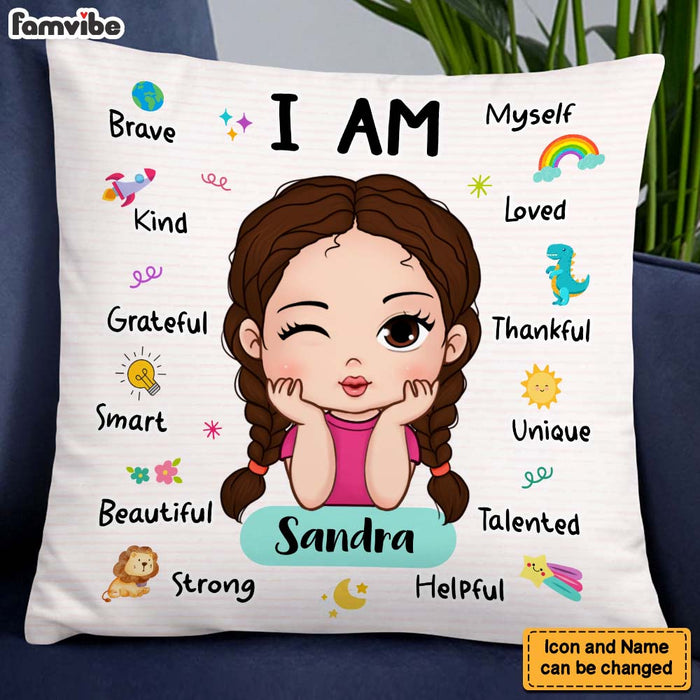 Personalized Affirmation Gift I Am Kind I Am Smart Pillow 25882 1