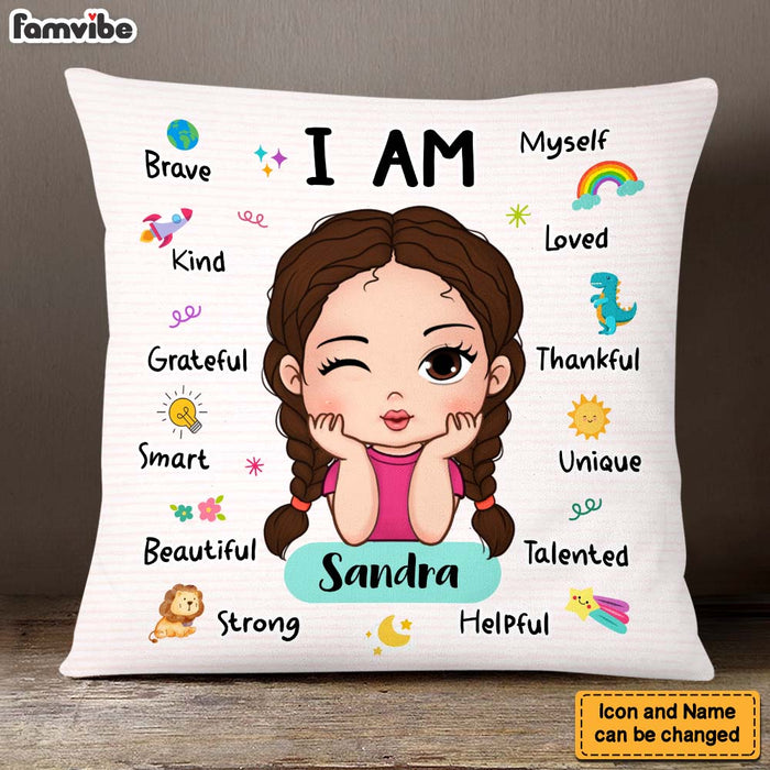 Personalized Affirmation Gift I Am Kind I Am Smart Pillow 25882 1