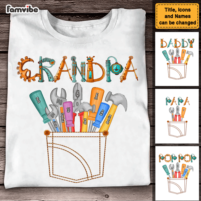Personalized Gift for Mechanic Papa Shirt - Hoodie - Sweatshirt 25884 1