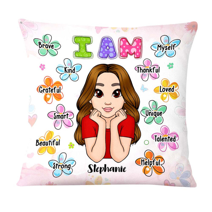 Personalized Affirmation Gift I Am Kind I Am Smart Pillow 25885 1