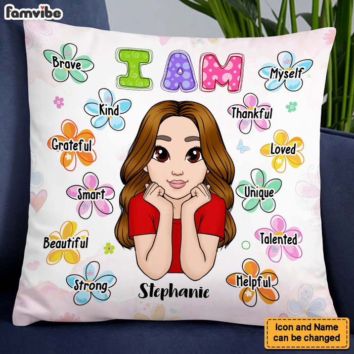 Personalized Affirmation Gift I Am Kind I Am Smart Pillow 25885 1