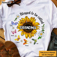 Personalized Gift for Blessed Grandma Butterfly Shirt - Hoodie - Sweatshirt 25887 thumb 1