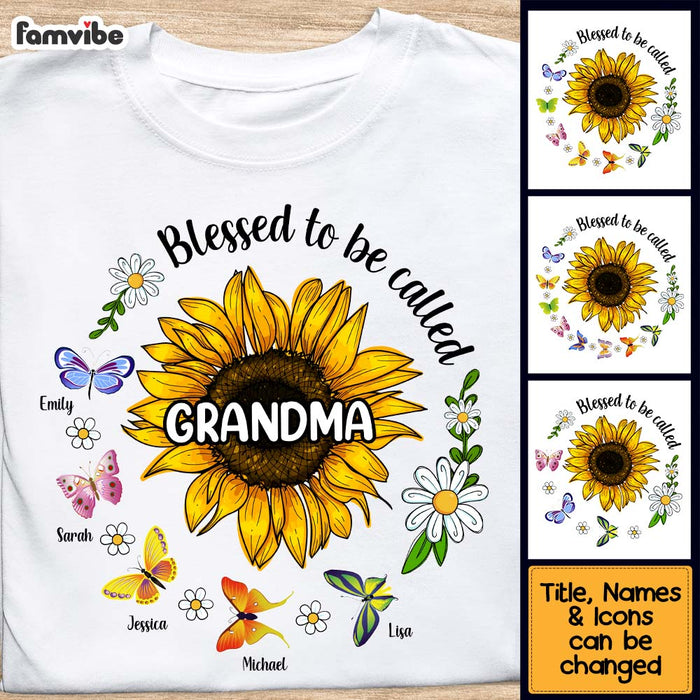 Personalized Gift for Blessed Grandma Butterfly Shirt - Hoodie - Sweatshirt 25887 1