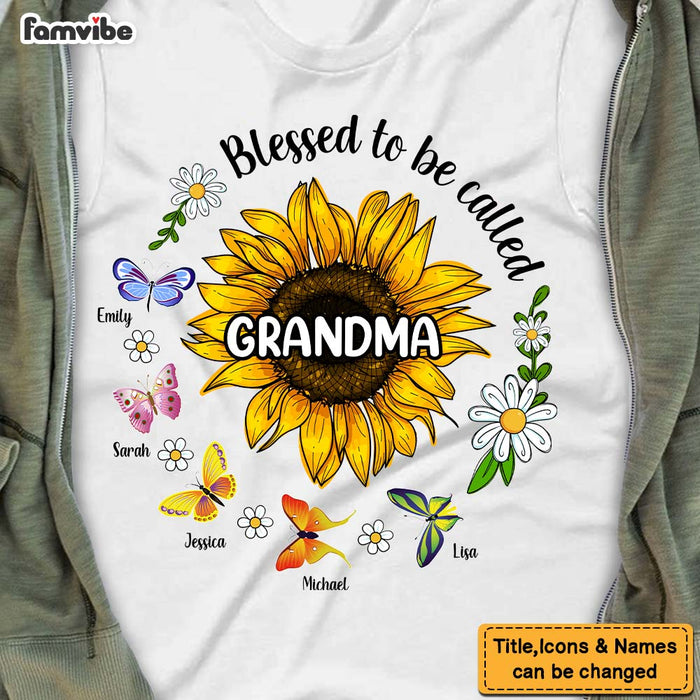 Personalized Gift for Blessed Grandma Butterfly Shirt - Hoodie - Sweatshirt 25887 1