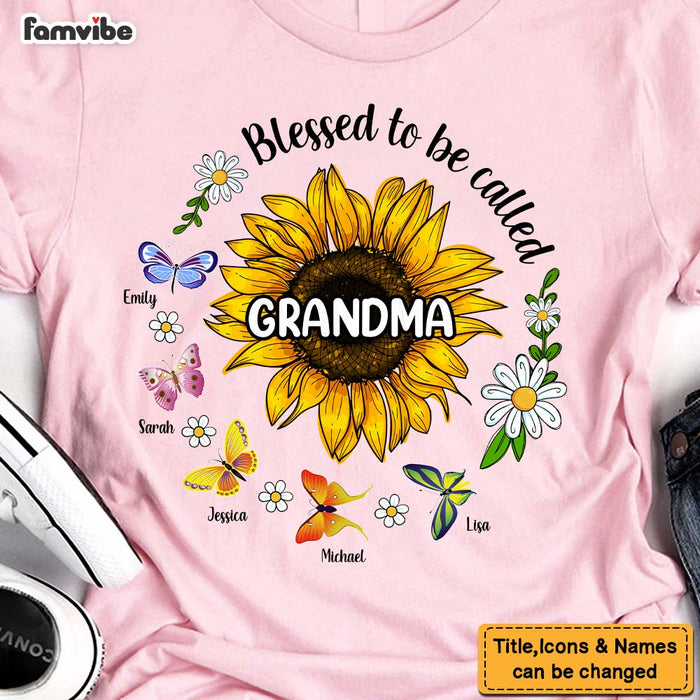 Personalized Gift for Blessed Grandma Butterfly Shirt - Hoodie - Sweatshirt 25887 1