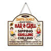 Personalized Gift For Couple Bar And Grill Wood Sign 25890 1