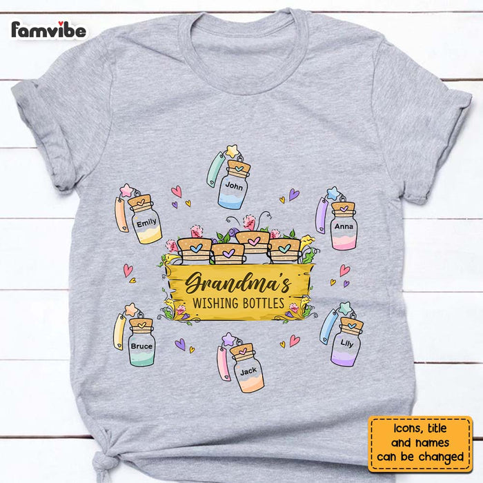 Personalized Gift For Moms Grandmas Wishing Bottles Shirt - Hoodie - Sweatshirt 25893 1