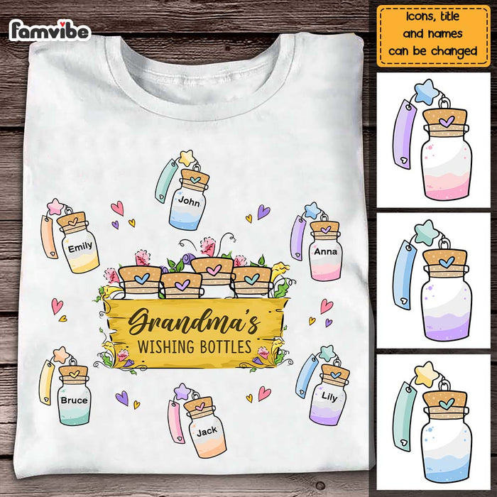 Personalized Gift For Moms Grandmas Wishing Bottles Shirt - Hoodie - Sweatshirt 25893 1