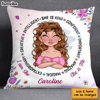 Personalized Gift for Girls She Is Pillow 25896 thumb 1