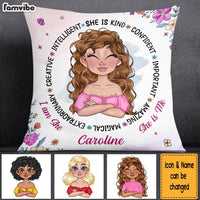 Personalized Gift for Girls She Is Pillow 25896 thumb 1