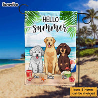 Personalized Gift for  Pet Lovers Hello Summer Flag 25897 thumb 1