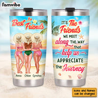 Personalized Gift For Friends Appreciate The Journey With Friends Steel Tumbler 25898 thumb 1