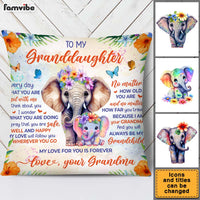 Personalized Gift For Granddaughter Pillow 25899 thumb 1