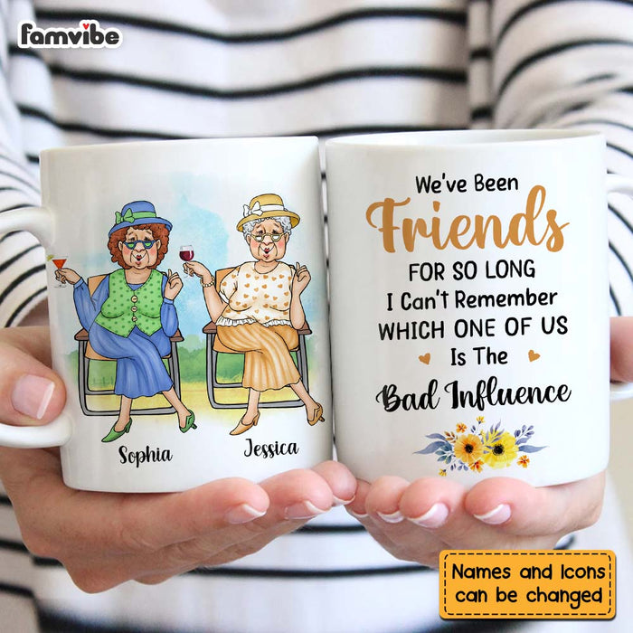 Personalized Gift For Old Friends Bad Influence Mug 25912 1