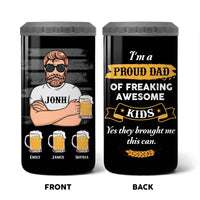 Personalized Beer Loving Father 4 in 1 Can Cooler 25915 thumb 1