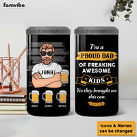 Personalized Beer Loving Father 4 in 1 Can Cooler 25915 thumb 1